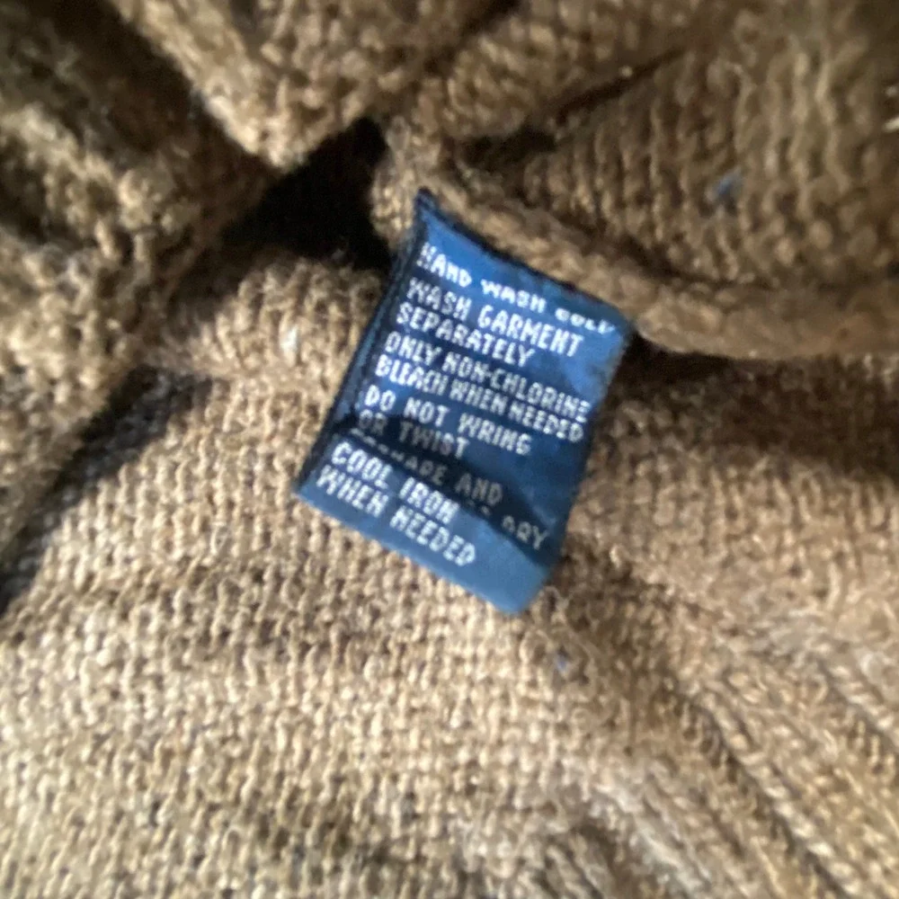 Polo Ralph Lauren Mens XXL Crewneck Sweater Fall Brown Cotton Knit Pony Logo NEW